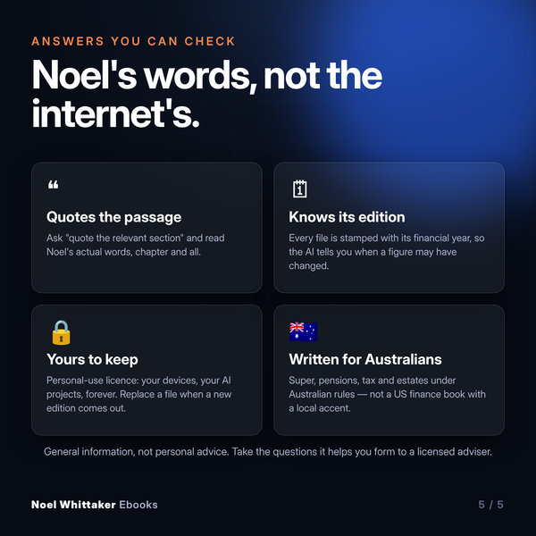 Answers you can check - Noel's words, edition-stamped, yours to keep